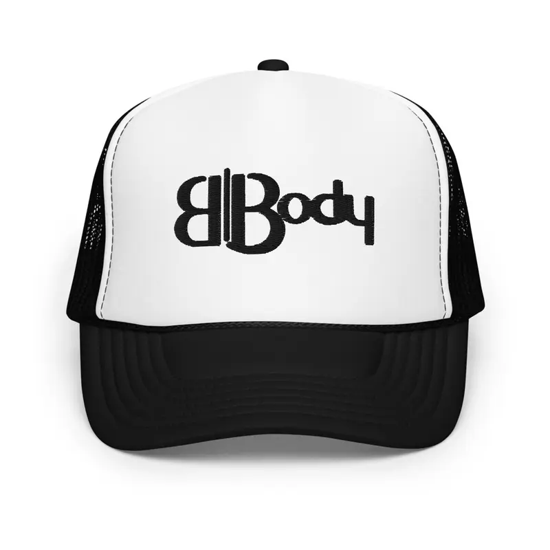 NEW BBody Trucker Hat (W&B)